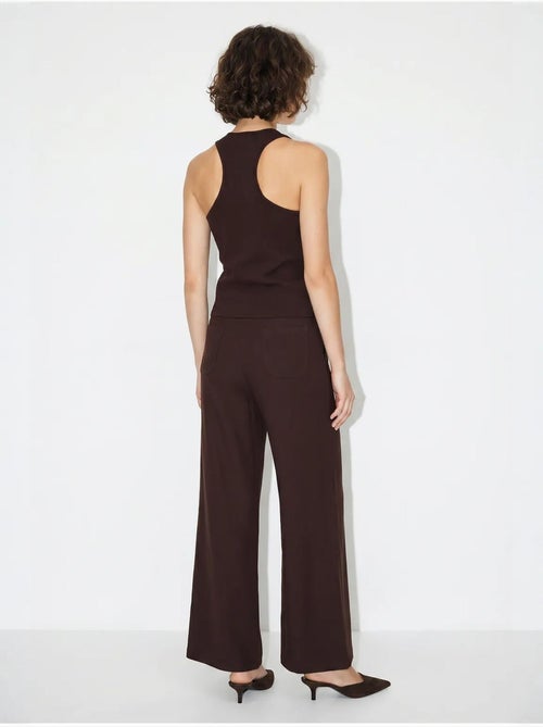 Ensemble gilet et pantalon large en coton lucci - Kiabi Ensemble gilet et pantalon large en coton lucci - Kiabi