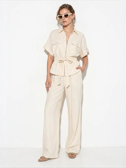Ensemble gilet et pantalon large lucci - Kiabi Ensemble gilet et pantalon large lucci - Kiabi