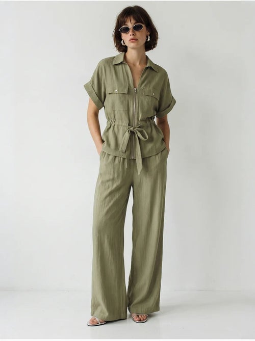 Ensemble gilet et pantalon large lucci - Kiabi Ensemble gilet et pantalon large lucci - Kiabi