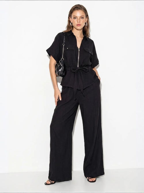 Ensemble gilet et pantalon large lucci - Kiabi Ensemble gilet et pantalon large lucci - Kiabi