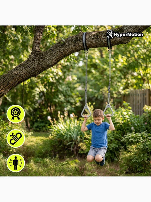 Ensemble Gymnastique 5-en-1 HyperMotion - Aire de Jeux Intérieur & Jardin 100kg - Kiabi Ensemble Gymnastique 5-en-1 HyperMotion - Aire de Jeux Intérieur & Jardin 100kg - Kiabi