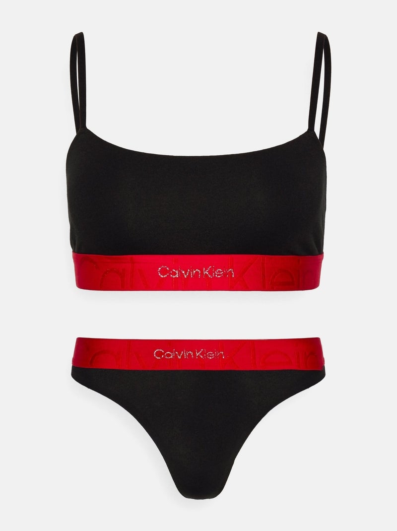 Ensemble haut et bas 2 pièces - calvin klein Noir - Kiabi