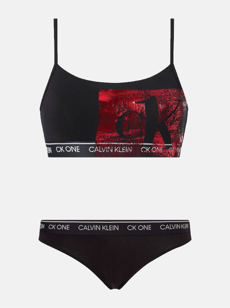 Ensemble haut et bas 2 pièces - calvin klein Noir Rouge - Kiabi
