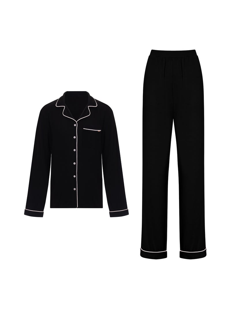 Ensemble haut et bas charli lot de 2 – Dorina Noir - Kiabi