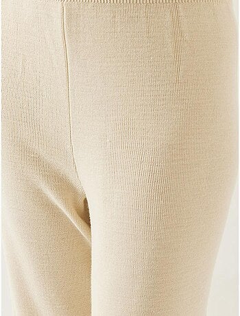 Ensemble haut et bas en tricot bianco lucci