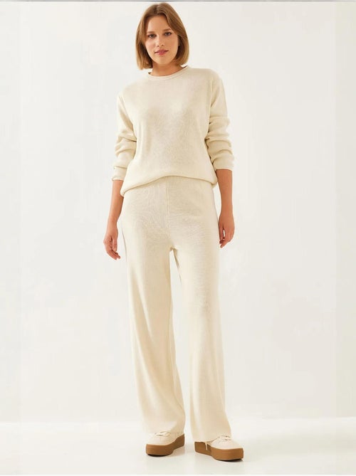 Ensemble haut et bas en tricot lucci - Kiabi Ensemble haut et bas en tricot lucci - Kiabi