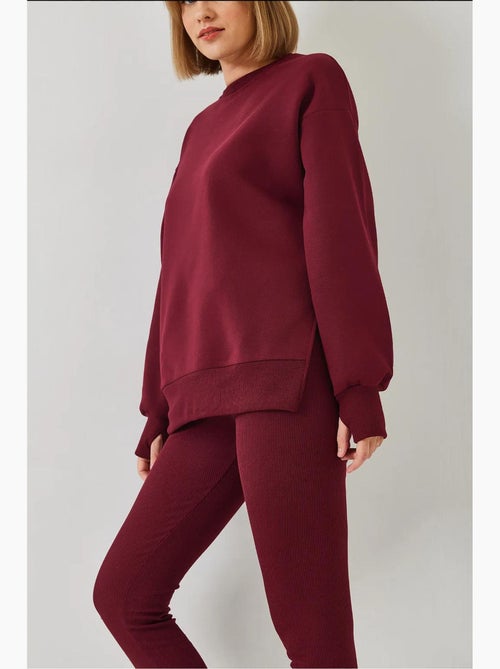 Ensemble haut et bas legging côtelé bianco lucci - Kiabi Ensemble haut et bas legging côtelé bianco lucci - Kiabi