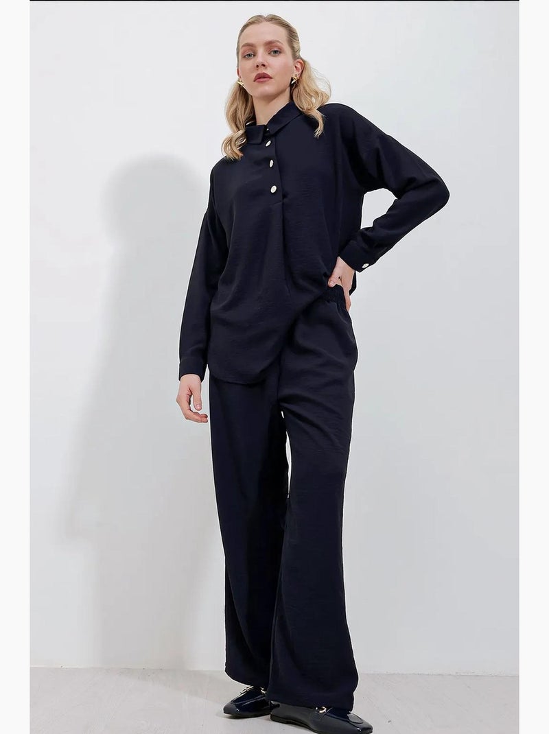 Ensemble haut et bas surdimensionné bdart Bleu marine - Kiabi