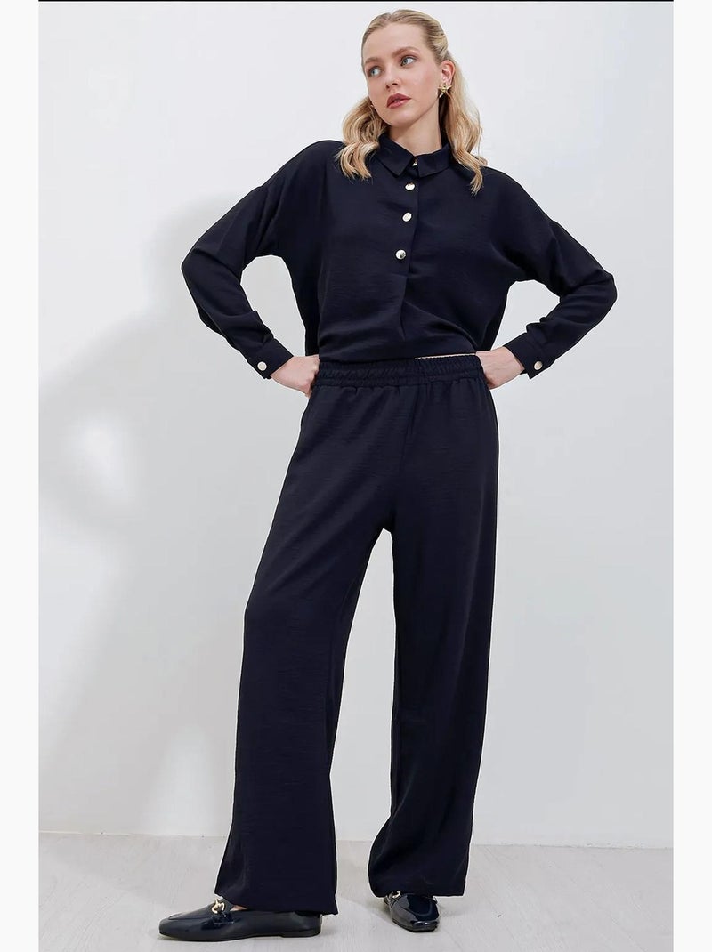 Ensemble haut et bas surdimensionné bdart Bleu marine - Kiabi