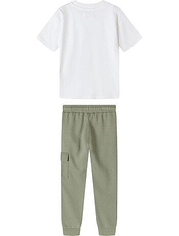 Ensemble haut et pantalon de jogging manches courtes - minoti