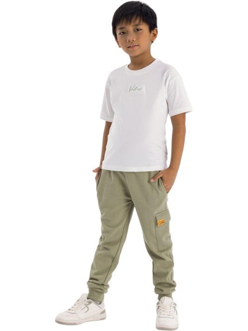 Ensemble haut et pantalon de jogging manches courtes - minoti - Kiabi Ensemble haut et pantalon de jogging manches courtes - minoti - Kiabi