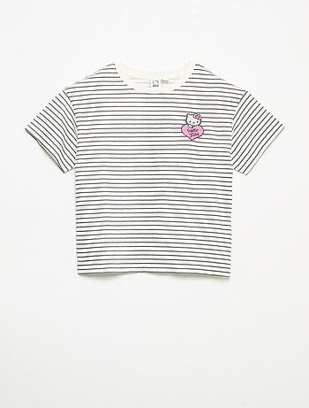 Ensemble 'Hello Kitty' 2 pièces - marinière + legging