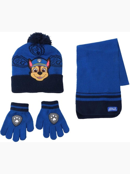 Ensemble hiver enfant Pat'Patrouille Bonnet gants et écharpe - Kiabi