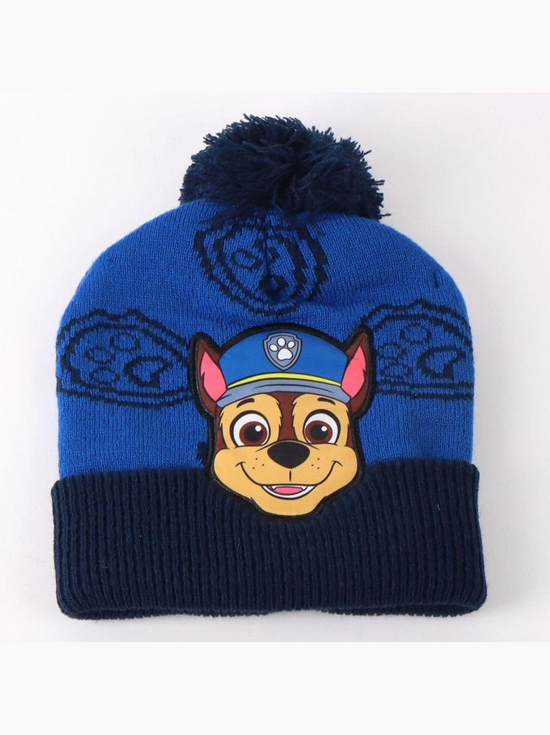Ensemble hiver enfant Pat'Patrouille Bonnet gants et écharpe Bleu marine - Kiabi