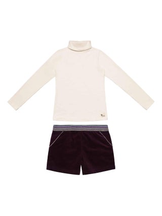 Ensemble Hiver   Sous-pull  & short  marron - La Faute à Voltaire