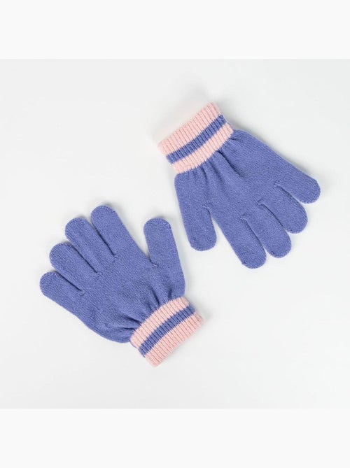 Ensemble hiver Stitch 3 pièces bonnet snood et gants - Taille unique - Kiabi