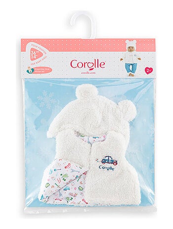 Ensemble Hiver Week-end à Paris pour poupon 36 cm