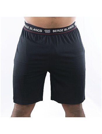 Ensemble homme Pyjama court T-shirt col rond West Serge Blanco