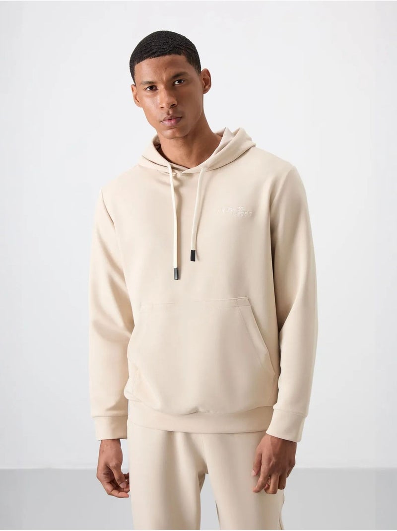 Ensemble homme sweat à capuche et pantalon tommy Beige argile - Kiabi
