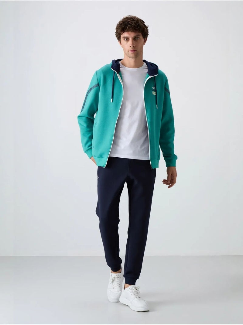 Ensemble homme sweat à capuche et pantalon tommy Bleu canard - Kiabi