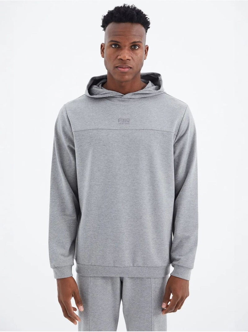 Ensemble homme sweat à capuche et pantalon tommy Gris clair - Kiabi