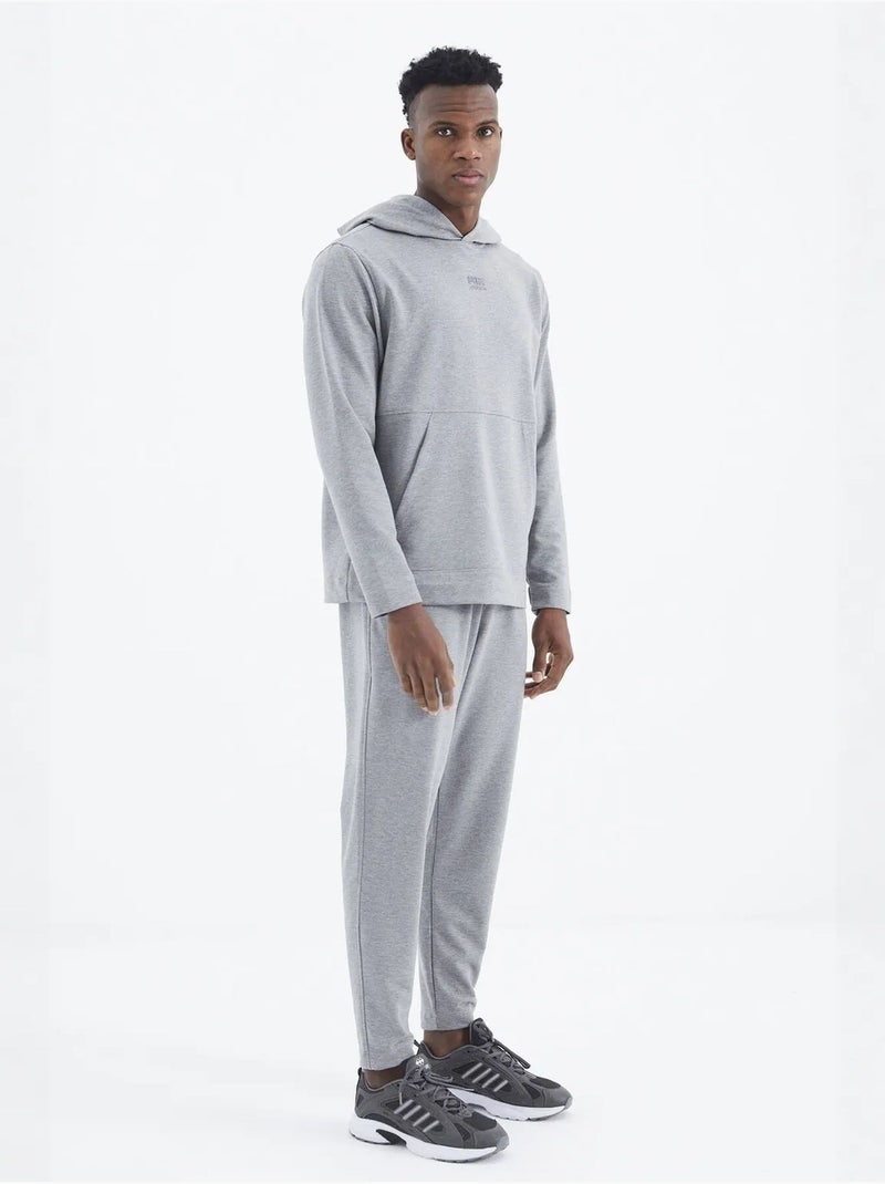 Ensemble homme sweat à capuche et pantalon tommy Gris clair - Kiabi