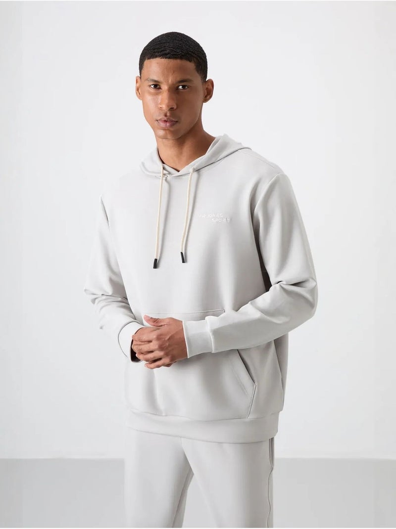 Ensemble homme sweat à capuche et pantalon tommy Gris clair - Kiabi