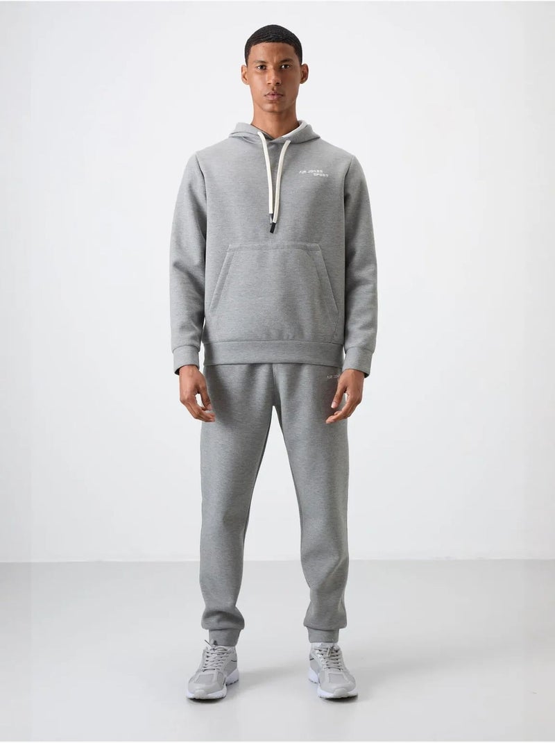 Ensemble homme sweat à capuche et pantalon tommy Gris - Kiabi