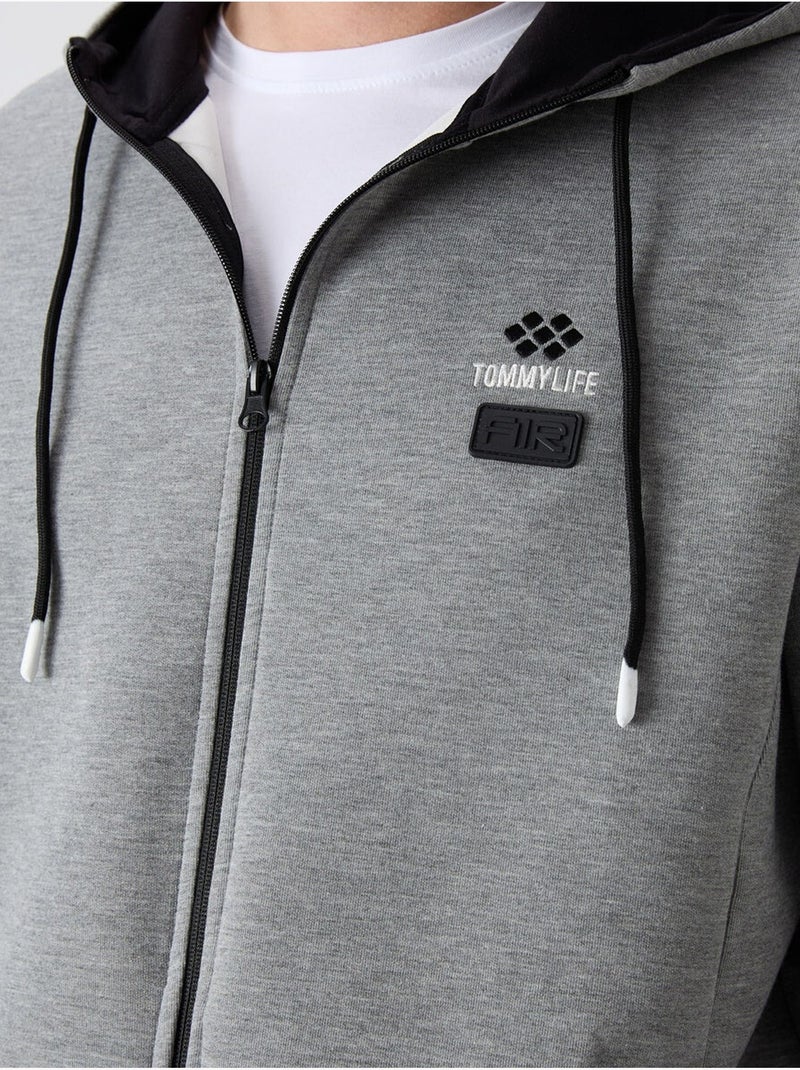 Ensemble homme sweat à capuche et pantalon tommy Gris - Kiabi