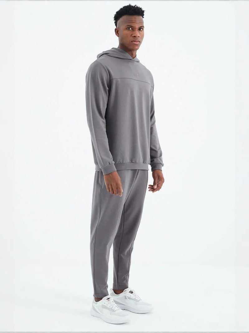 Ensemble homme sweat à capuche et pantalon tommy Gris Noir - Kiabi