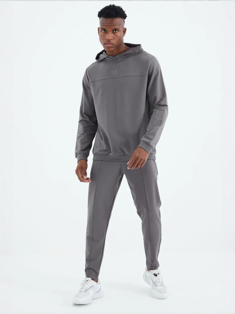 Ensemble homme sweat à capuche et pantalon tommy Gris Noir - Kiabi