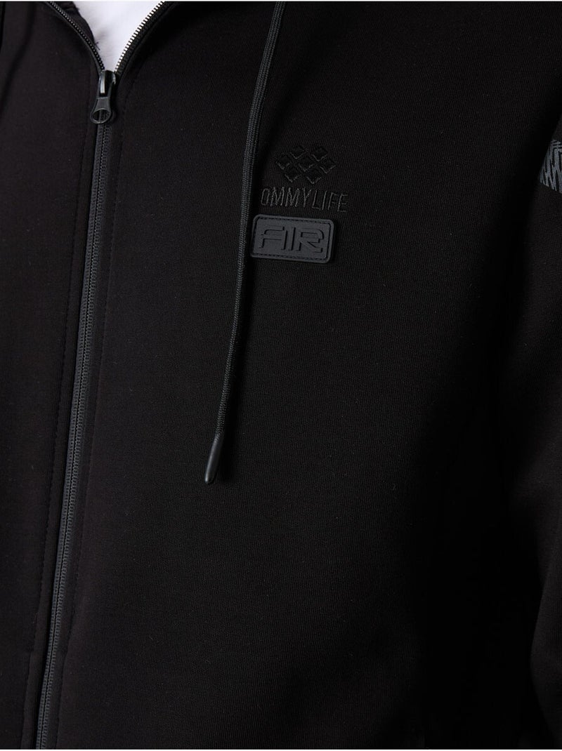 Ensemble homme sweat à capuche et pantalon tommy Noir - Kiabi