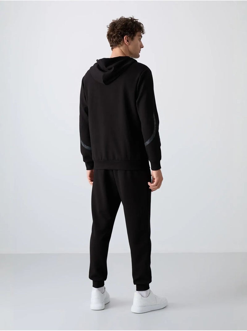 Ensemble homme sweat à capuche et pantalon tommy Noir - Kiabi