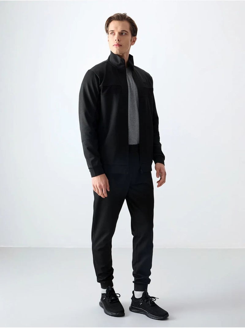 Ensemble homme sweat et pantalon à blocs de couleur tommy Noir - Kiabi