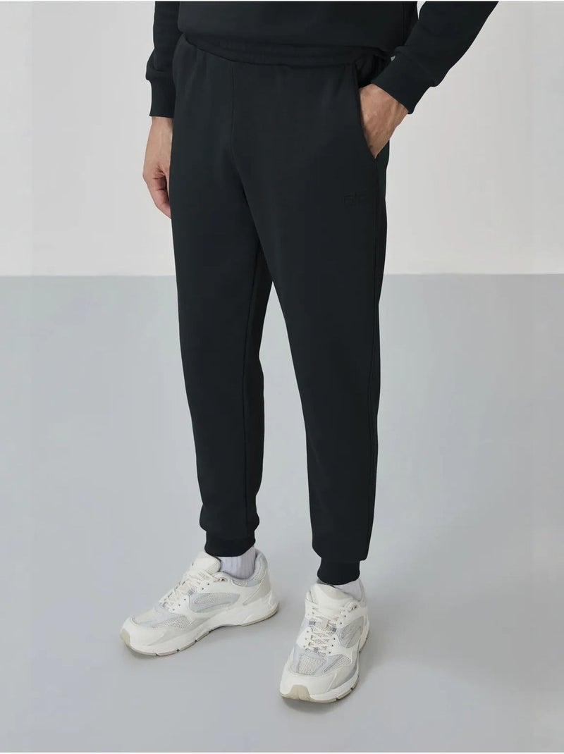 Ensemble homme sweat et pantalon à col rond manches longues tommy Bleu canard - Kiabi