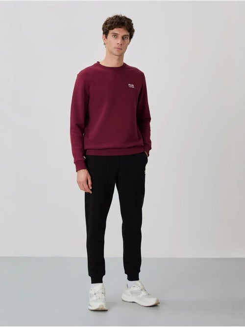 Ensemble homme sweat et pantalon à col rond manches longues tommy - Kiabi