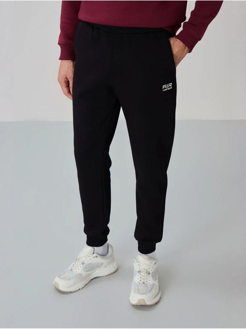 Ensemble homme sweat et pantalon à col rond manches longues tommy Rouge bordeaux - Kiabi