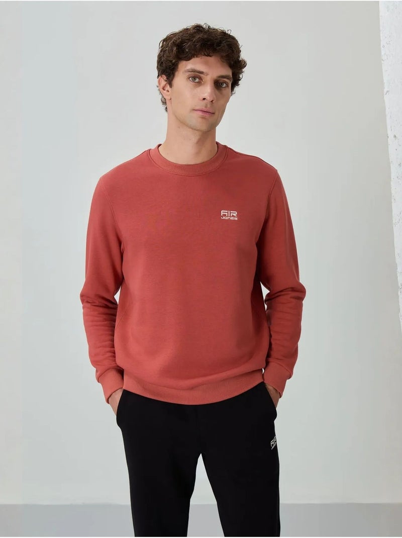 Ensemble homme sweat et pantalon à col rond manches longues tommy Terracotta - Kiabi