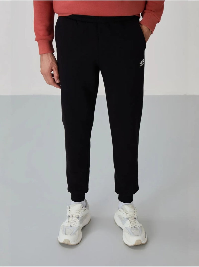 Ensemble homme sweat et pantalon à col rond manches longues tommy Terracotta - Kiabi