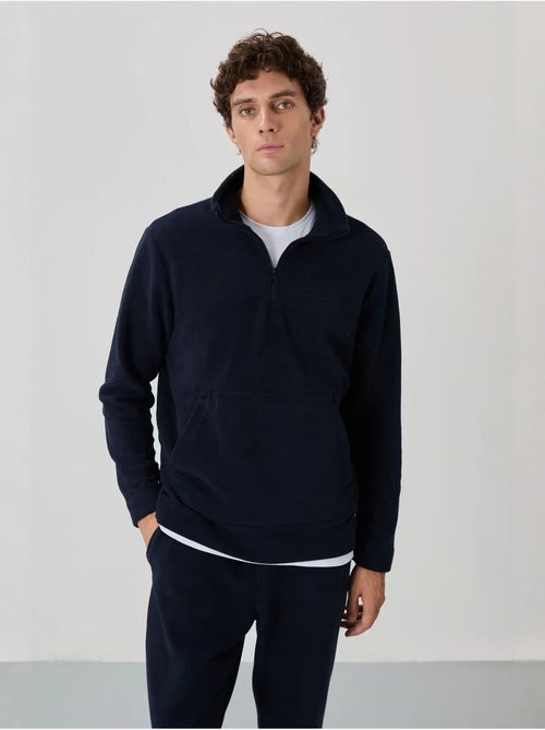 Ensemble homme sweat et pantalon à col zippé tommy - Kiabi Ensemble homme sweat et pantalon à col zippé tommy - Kiabi