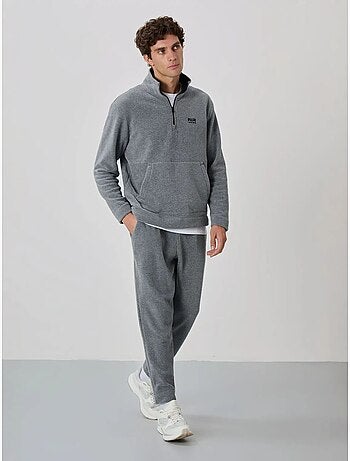 Ensemble homme sweat et pantalon à col zippé tommy