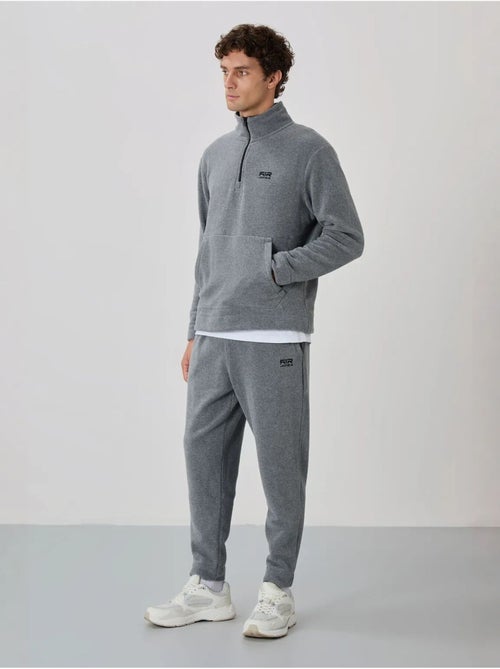 Ensemble homme sweat et pantalon à col zippé tommy - Kiabi Ensemble homme sweat et pantalon à col zippé tommy - Kiabi