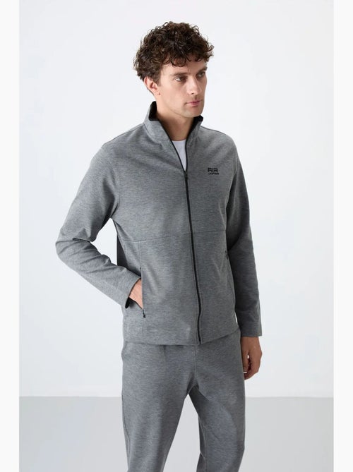 Ensemble homme sweat et pantalon à col zippé tommy - Kiabi