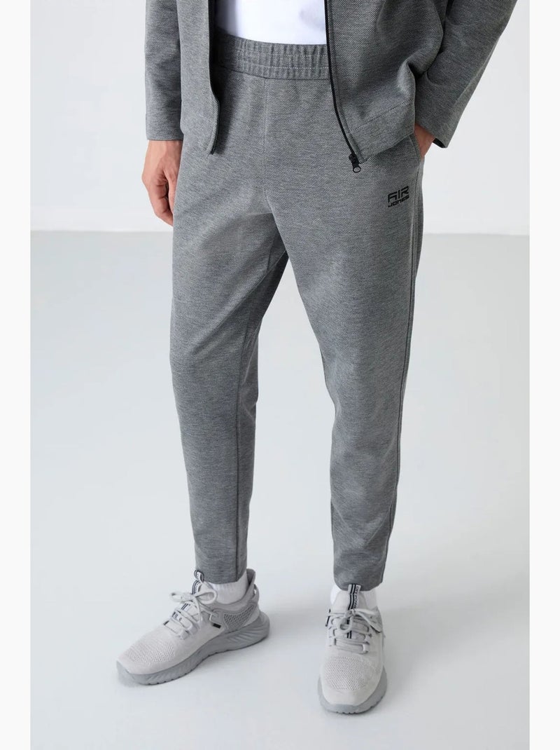 Ensemble homme sweat et pantalon à col zippé tommy Gris - Kiabi