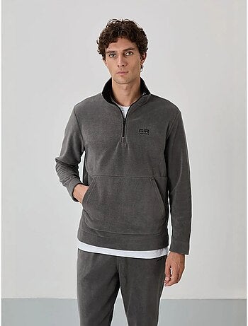 Ensemble homme sweat et pantalon à col zippé tommy