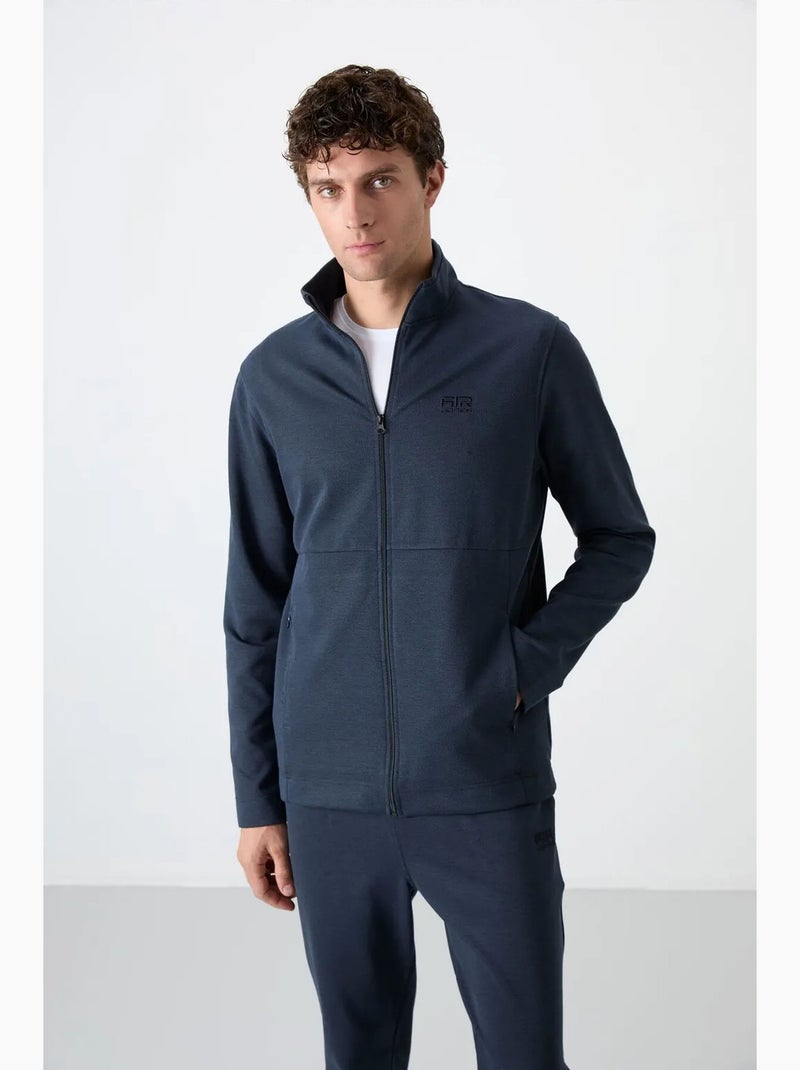Ensemble homme sweat et pantalon à col zippé tommy Indigo - Kiabi