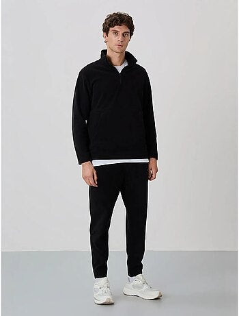 Ensemble homme sweat et pantalon à col zippé tommy