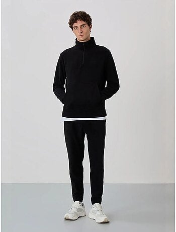 Ensemble homme sweat et pantalon à col zippé tommy