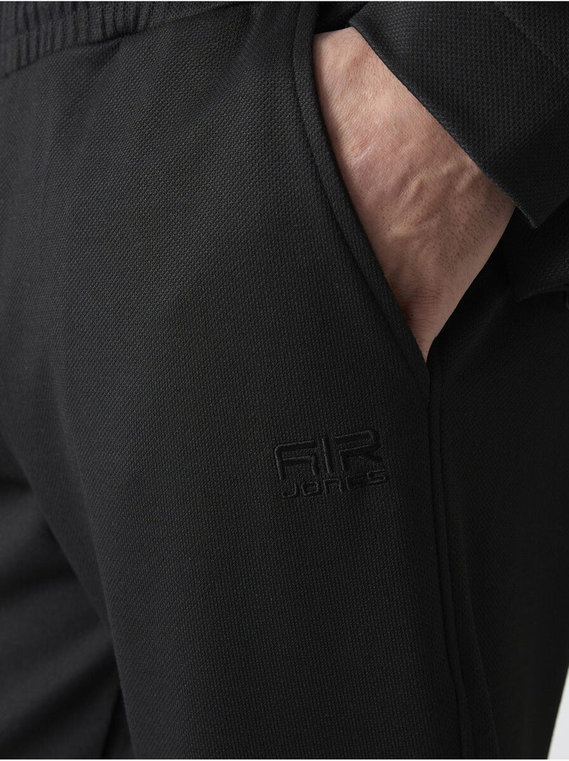 Ensemble homme sweat et pantalon à col zippé tommy Noir - Kiabi