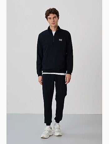 Ensemble homme sweat et pantalon à fermeture éclair tommy
